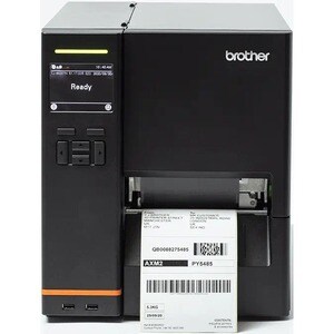 Brother TJ-4420TN Industrial Direct Thermal/Thermal Transfer Printer - Monochrome - Label Print - Ethernet - USB - Serial 