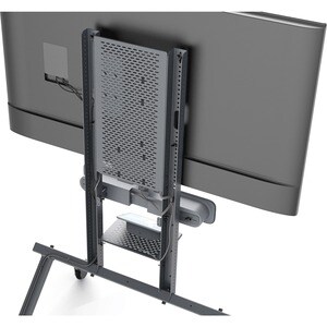 Heckler Design AV Cart for Google Meet Series One Room Kits - 4 Casters - 4" Caster Size - Powder Coated Steel - 44" Width