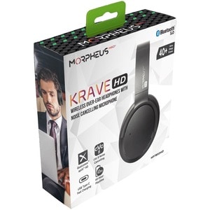 Morpheus 360 Krave HD Wireless over-ear Headphones - Bluetooth Headset with Microphone - HP7850HD - Qualcomm® aptX™ High-D