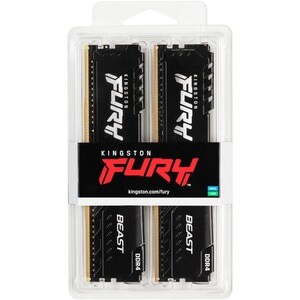 Kingston FURY Beast RAM Module - 32 GB (2 x 16GB) - DDR4-3200/PC4-25600 DDR4 SDRAM - 3200 MHz - CL16 - 1.35 V - 288-pin - 