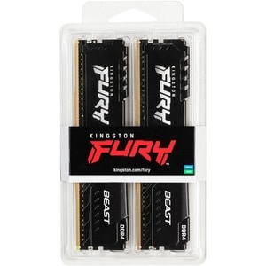 Kingston FURY Beast RAM Module - 16 GB (2 x 8GB) - DDR4-3200/PC4-25600 DDR4 SDRAM - 3200 MHz - CL16 - 1.35 V - 288-pin - DIMM