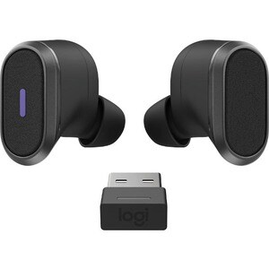 Logitech Zone True Wireless - Stereo - USB Type A - True Wireless - Bluetooth - 98.4 ft - 20 Hz - 20 kHz - Earbud - Binaur