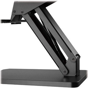 Tripp Lite Safe-IT Sit Stand Desktop Workstation Height Adjustable Antimicrobial - 29 lb Load Capacity - 17.5" Height x 23