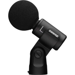 Shure MV88+ Wired Condenser Microphone - 10 ft - Stereo, Mono - 20 Hz to 20 kHz - Cardioid, Bi-directional - USB