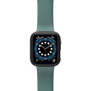 Gecko Covers Case Apple Watch - Transparent, Black - 1 - Wear Resistant, Tear Resistant - Tempered Glass, Polycarbonate