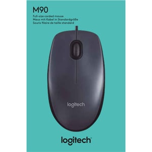 Mouse Logitech M90 - USB - Ottico - Cavo - 1000 dpi - Rotella di scorrimento - Simmetrico