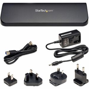 StarTech.com Docking station Universale USB 3.0 per laptop VGA DVI HDMI - Dual-Monitor con Ethernet audio - Porta RJ45 - 3