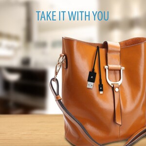 V7 12W USB Wall Charger with Lightning Cable - 120 V AC, 230 V AC Input - 5 V DC/2.40 A Output