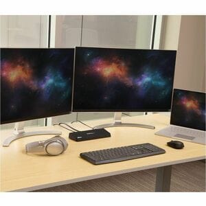 StarTech.com Docking Station Laptop universale USB 3.0 a doppia uscita video 4K DisplayPort / HDMI - Gbe + porta USB a ric