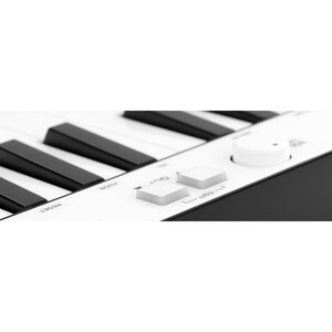 IK Multimedia iRig Keys Mini The 25 Key Universal Mini Keyboard Controller - White
