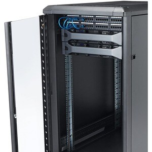 StarTech.com 22U Server Rack Cabinet on Wheels - 36 inch Adjustable Depth - Portable Network Equipment Enclosure (RK2236BK