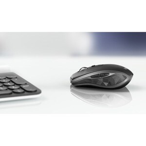 Logitech MX Anywhere 2S Mouse - Bluetooth/Radio Frequency - USB - Darkfield - 7 Button(s) - Graphite - Wireless - 4000 dpi