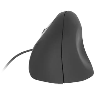 Urban Factory Wireless ergonomic USB mouse - Optical - Wireless - Radio Frequency - Black - 1 Pack - USB - 1600 dpi - Scro