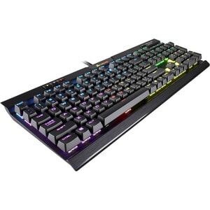 Corsair K70 RGB MK.2 Mechanical Gaming Keyboard - Cable Connectivity - USB 2.0 Type A Interface - 104 Key Stop, Previous T