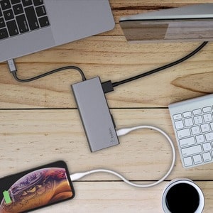 Belkin USB-C Multimedia Hub - for Notebook - 60 W - USB Type C - 3 x USB Ports - 2 x USB 3.0 - USB Type-C - Network (RJ-45