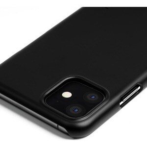 Spigen Thin Fit Case for Apple iPhone 11 Smartphone - Black - Matte - Bump Resistant, Scratch Resistant, Anti-slip - Polyc