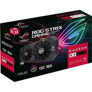 Asus ROG AMD Radeon RX 570 Graphic Card - 8 GB GDDR5 - 1.18 GHz Core - 1.31 GHz Boost Clock - 256 bit Bus Width - DisplayP