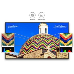 LCD Pantalla digital Signage Samsung QM55R 139.7cm (55") - Cortex A72 1.70GHz - 2.50GB - 3840 x 2160 - Borde LED - 500cd/m