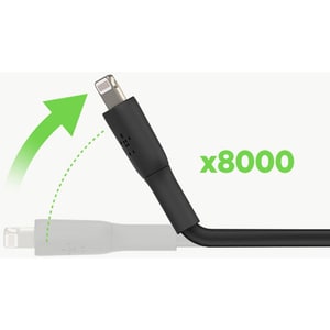Belkin Lightning/USB Data Transfer Cable - 1 m Lightning/USB Data Transfer Cable - First End: Lightning - Male - Second En