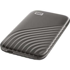 WD My Passport WDBAGF0010BGY-WESN 1 TB Portable Solid State Drive - External - Space Gray - USB 3.2 (Gen 2) Type C - 1050 