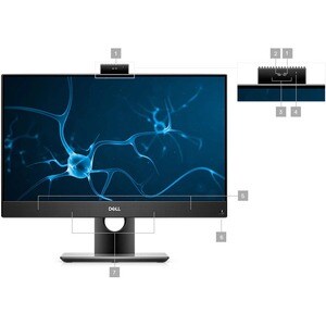 Dell OptiPlex 5000 5480 All-in-One Computer - Intel Core i5 10th Gen i5-10500T Hexa-core (6 Core) 2.30 GHz - 8 GB RAM DDR4