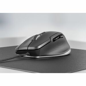 3Dconnexion CadMouse Compact - Optical - Cable - Black - USB - 7200 dpi - Scroll Wheel - 7 Button(s) - 5 Programmable Butt
