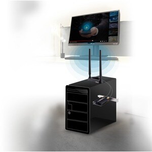 Asus PCE-AX58BT IEEE 802.11ax Bluetooth 5.0 Wi-Fi/Bluetooth Combo Adapter for Desktop Computer - PCI Express x1 - 2.93 Gbi