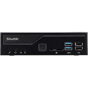 Shuttle XPC slim DH410S Barebone System - Slim PC - Socket LGA-1200 - 1 x Processor Support - Intel H410 Chip - 64 GB DDR4