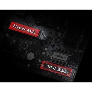 ASRock B550M Phantom Gaming 4 Desktop Motherboard - AMD Chipset - Socket AM4 - Micro ATX - 128 GB DDR4 SDRAM Maximum RAM -