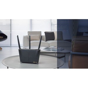 Asus RT-AX68U IEEE 802.11ax Ethernet Wireless Router - 2.40 GHz ISM Band - 5 GHz UNII Band - 3 x Antenna(3 x External) - 3