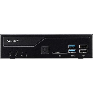 Shuttle XPC slim DH410S Barebone System - Slim PC - Socket LGA-1200 - 1 x Processor Support - Intel H410 Chip - 64 GB DDR4
