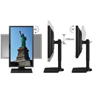 Monitor LCD BenQ Design BL2420PT 60,5 cm (23,8") QHD LED - 16:9 - Negro - 609,60 mm Class - Tecnología de Conmutación in-P