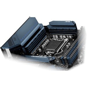 MSI MAG Z590 TORPEDO Desktop Motherboard - Intel Chipset - Socket LGA-1200 - Intel Optane Memory Ready - ATX - Pentium Gol