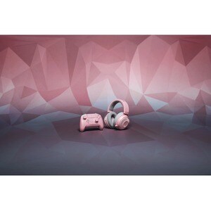 Auriculares de gaming Razer Kraken Cableado Sobre la cabeza - Cuarzo rosa - Binaural - Cerrado - 32Ohm - 12Hz a 28kHz - 13