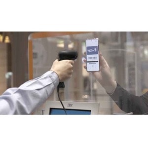 Datalogic QuickScan 2500 - Cable Connectivity - 20.10" Scan Distance - 1D, 2D - Imager - Omni-directional - USB, Serial, K