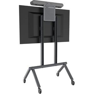 Heckler Design Cart Mount for Video Conferencing Camera, Display Cart, Mounting Panel - Black Gray