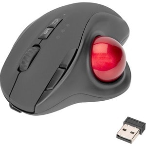 Digitus Mouse - Bluetooth - Optical - 3 Button(s) - Black - 1 Pack - Wireless - 2.40 GHz - Yes - 2400 dpi - Scroll Wheel, 