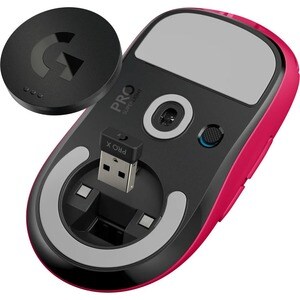 Logitech G PRO X SUPERLIGHT Rato para jogos - USB - Ótico - 5 Taste(n) - Rosa - 25600 dpi