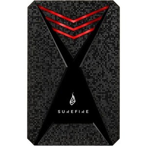 SUREFIRE 1 TB Solid State Drive - External - Black - Desktop PC, Gaming Console, Notebook Device Supported - USB 3.2 (Gen 