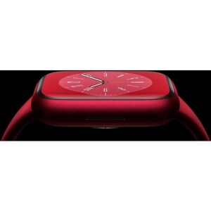 Apple Watch Series 8 GPS 45mm (PRODUCT)RED Aluminium Case with (PRODUCT)RED Sport Band - Regular