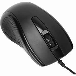 Targus 3-Button USB Full-Size Optical Mouse - Optical - Cable - Black - USB - 1000 dpi - Scroll Wheel - 3 Button(s) - Symm