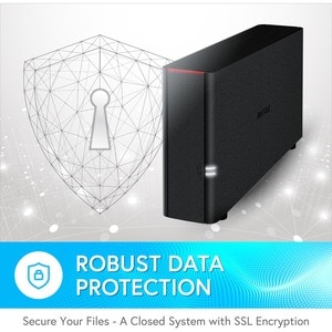 Buffalo LinkStation 210 4TB Personal Cloud Storage with Hard Drives Included - 1 x 4 TB HDD - Personal Cloud - Easy Setup 