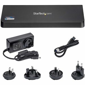 StarTech.com Docking Station Laptop universale USB 3.0 a doppia uscita video 4K DisplayPort / HDMI - Gbe + porta USB a ric