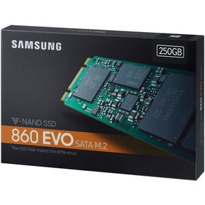 Samsung 860 EVO 500 GB Solid State Drive - M.2 2280 Internal - SATA (SATA/600) - 550 MB/s Maximum Read Transfer Rate