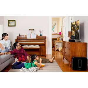 SONOS Beam Bluetooth Smart Speaker - Black - Wall Mountable - Surround Sound - Wireless LAN - HDMI