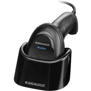 Datalogic Gryphon GD4520 Handheld Barcode Scanner Kit - Cable Connectivity - Black - 1D, 2D - Imager - USB