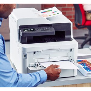 Brother MFC MFC-L3770cdw Wireless LED Multifunction Printer - Colour - Copier/Fax/Printer/Scanner - 25 ppm Mono/25 ppm Col