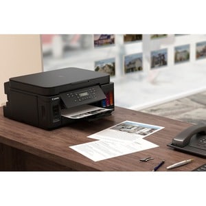 Canon PIXMA G G6020 Inkjet Multifunction Printer-Color-Copier/Scanner-4800x1200 dpi Print-Automatic Duplex Print-5000 Page
