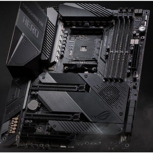 Asus ROG Crosshair VIII Hero Desktop Motherboard - AMD Chipset - Socket AM4 - ATX - 128 GB DDR4 SDRAM Maximum RAM - DIMM, 