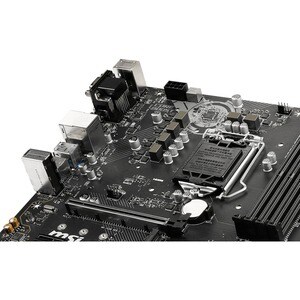 MSI B365M PRO-VDH Desktop Motherboard - Intel Chipset - Socket H4 LGA-1151 - Micro ATX - 64 GB DDR4 SDRAM Maximum RAM - DI